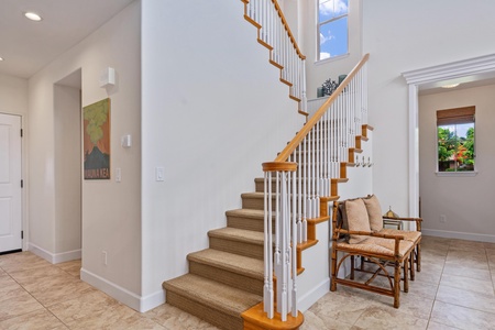 Staircase to upper level