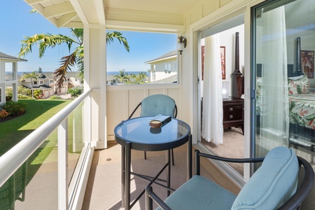 - Start your morning with coffee or end your evening with a glass of wine outdoors - Private balcony connects to the bedroom and features a bistro table for two - Take in beautiful tropical views and peaceful resort surroundings in total comfort