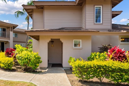 Front entrance of unit.