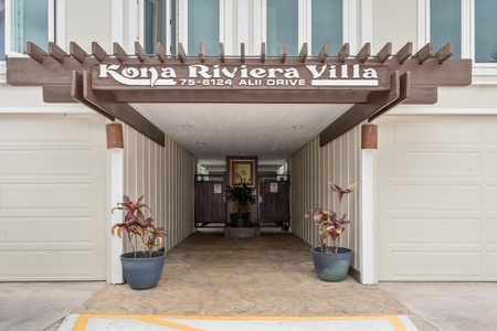 Entrance to Kona Riviera
