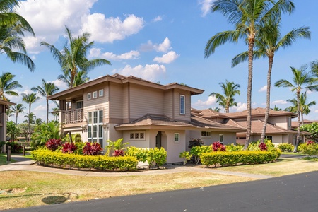 Corner villa for added privacy.