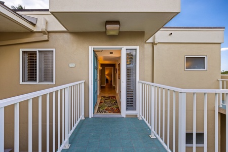 Welcoming entrance.