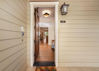 Welcome home to unit 7G! Step through your private entrance into warm hardwood floors and inviting spaces that await your arrival.