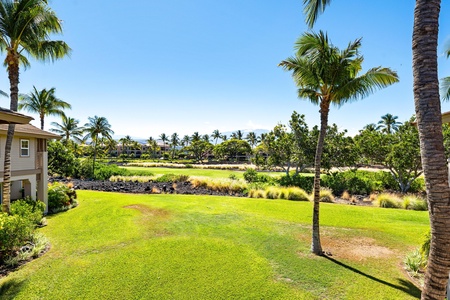 Scenic golf course views
