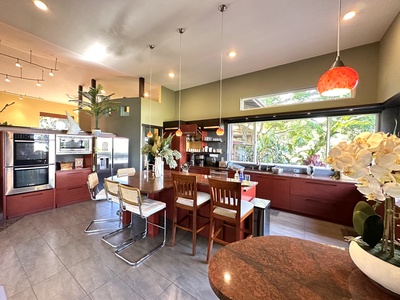 Kitchen and dining area