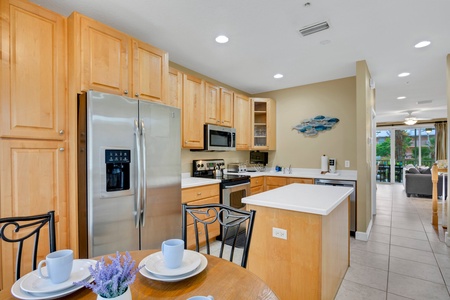 Kitchen Fully equipped kitchen to enjoy home cooked meals