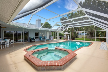 Backyard - Pool area