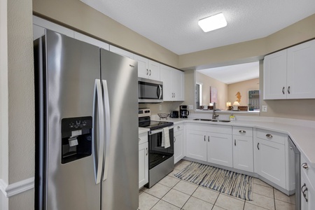 Kitchen Enjoy home cooked meals in the fully stocked kitchen