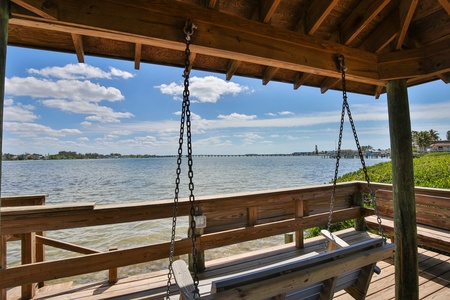 Dock Swing Outside Of Condo