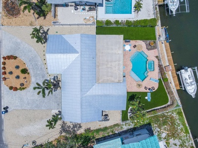 Aerial Full view of this beautiful Florida home!