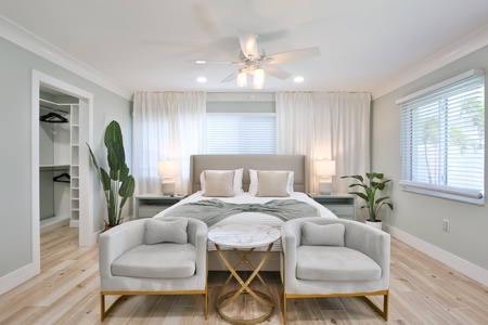Comfy Master Bedroom with King Bed