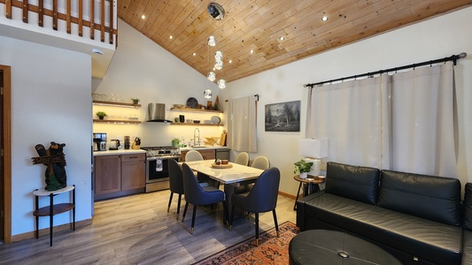 Open dining space for cozy meals