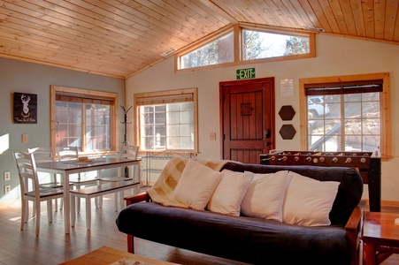 Living area with plenty of natural light