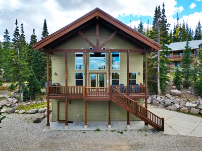 Exterior View Aspen Lodge Cabin