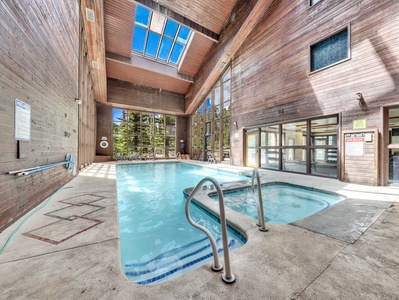 Year round indoor heated pool