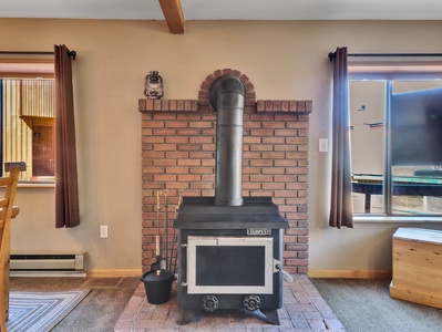 Living Room Living Room Wood burning stove