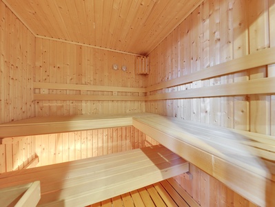 Exclusive in-home sauna