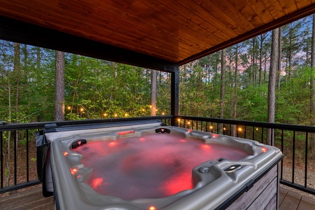 How many times do you get to hot tub with this kind of view?