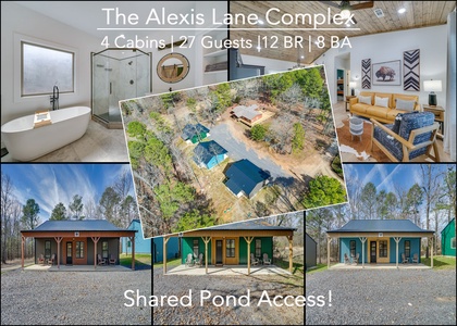 Welcome to The Alexis Lane Complex! Perfect for multi-family or large groups, everyone gets their own space!