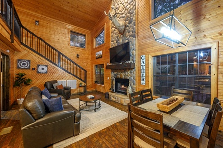 You'll enjoy the charm of the cabin and will feel right at home while you're here.