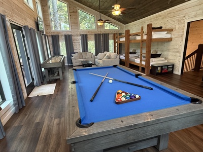 Challenge your family and friends to pool!