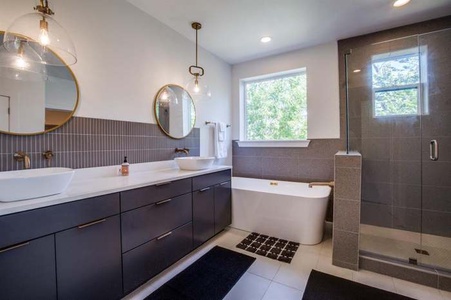 Master Bathroom with walking shower