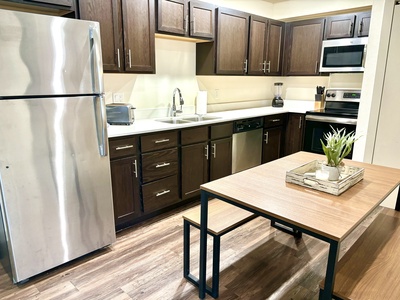 Kitchen and dinning area