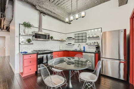 Kitchen and Dinning view