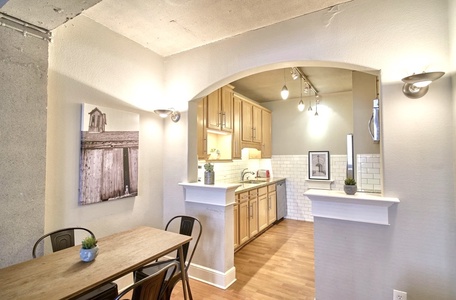 Kitchen and dinning area