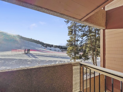 Views of Center Village ski slopes from room.