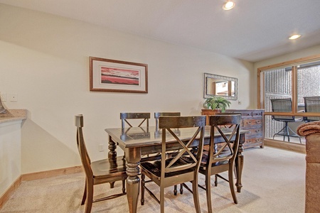 Dining area.