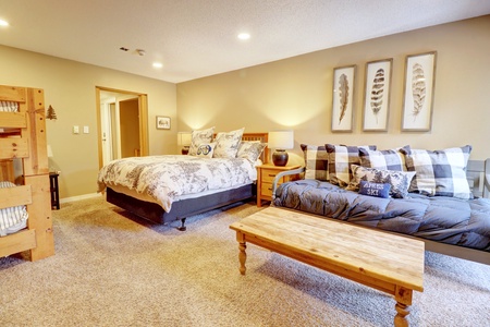 Large room with ample space and sleeping options.