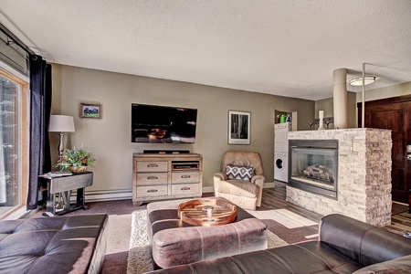 Bright open concept living room.