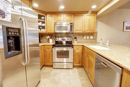 Nicely updated kitchen.