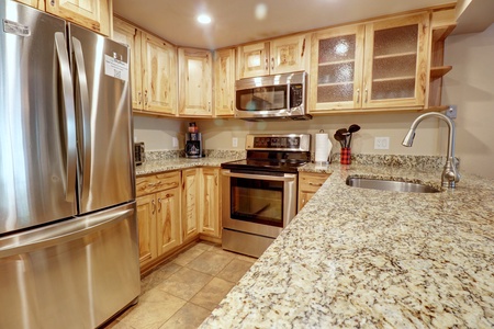 Nicely updated kitchen.