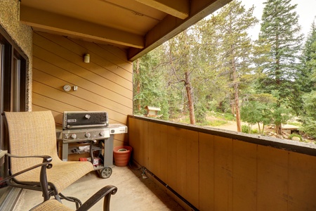 Private balcony.