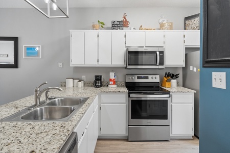 Kitchen area.