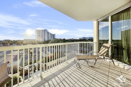 Private balcony.