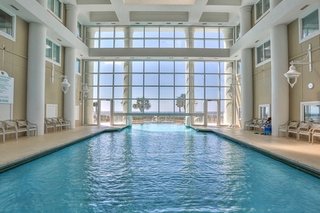 Indoor pool.