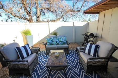 Comfy outdoor area to relax and enjoy the Colorado nights