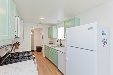 Fresh Clean Fully Stocked Kitchen