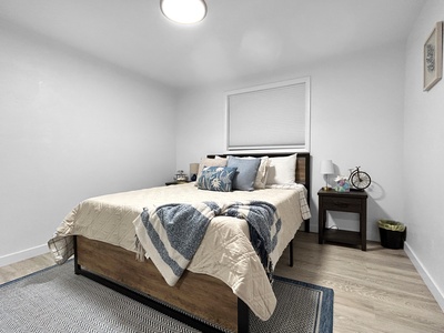 Bedroom with plenty of natural light