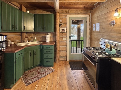 Fully stocked kitchen