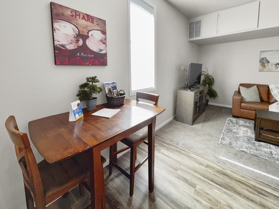 Dining area with plenty of natural light