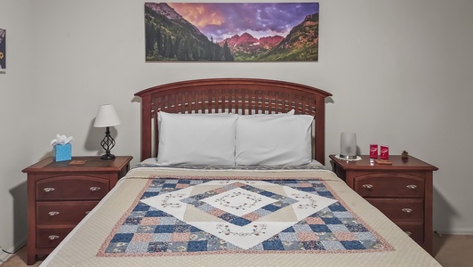 Queen Bed in second bedroom