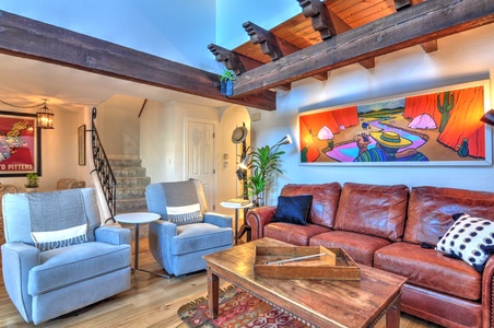 Living room with two comfy recliners