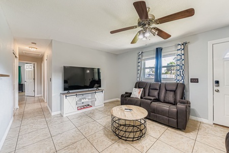 Living Room with smart TV