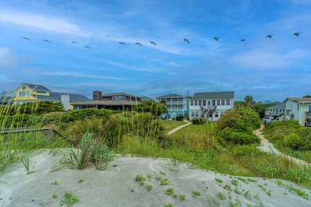 Steps away from the beach