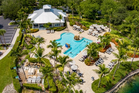 Pool and Clubhouse Aerial