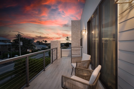 Master Balcony Twilight Wind Down